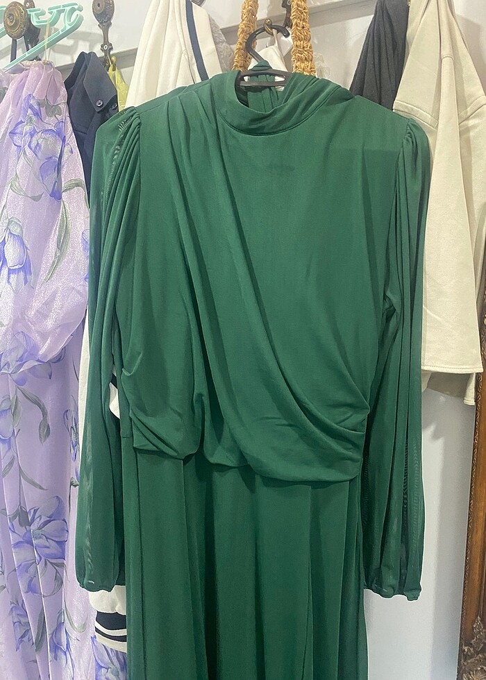 Gayrı midi boy elbise - Görsel 3