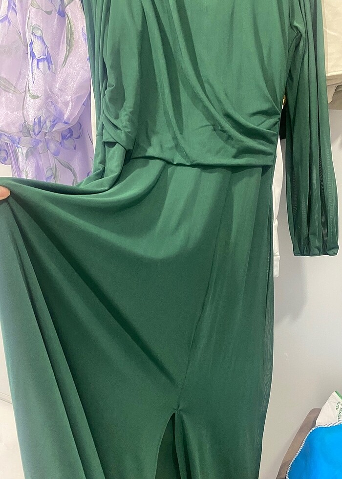 Gayrı midi boy elbise - Görsel 5