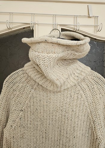 Örgü Boğazlı Erkek Kazak - Görsel 2