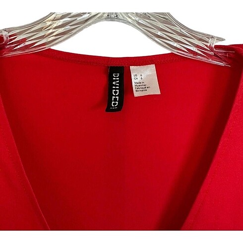 s Beden kırmızı Renk H&M Kruvaze Elbise