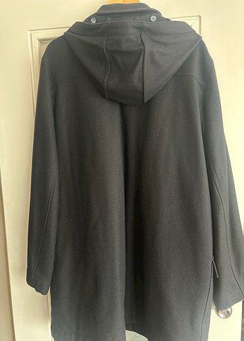 LACOSTE Düğmeli Siyah Erkek Midi Kaban - Görsel 3