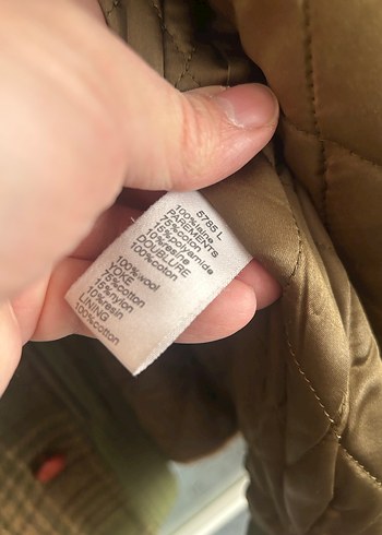 Lacoste Düğmeli Kahverengi Midi Yün Ceket - Görsel 7