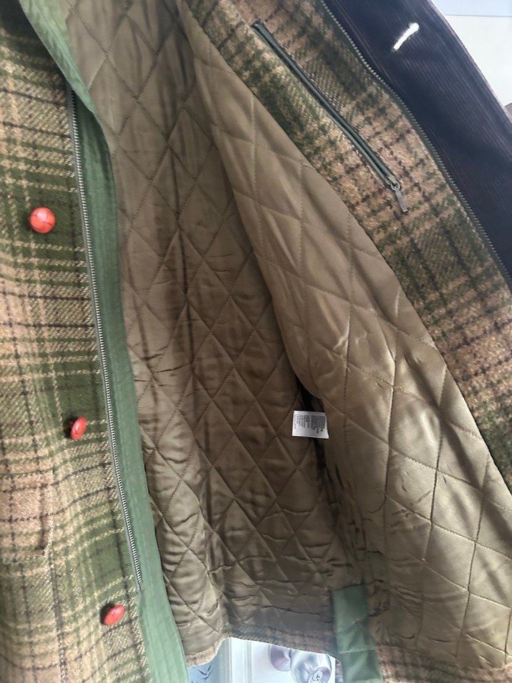 Lacoste Düğmeli Kahverengi Midi Yün Ceket - Görsel 5