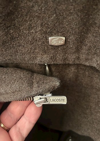 Lacoste Erkek Kahverengi Fermuarlı Midi Ceket - Görsel 7