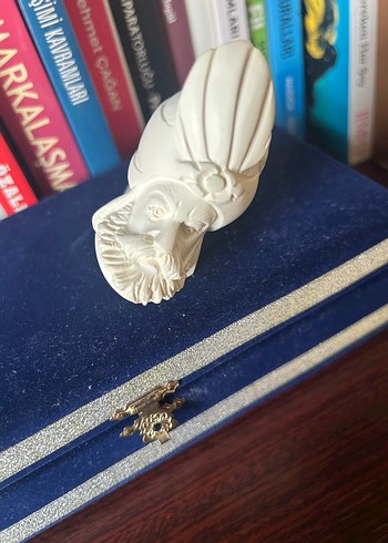 Beyaz Meerschaum Pipo ve Kutu - Görsel 6