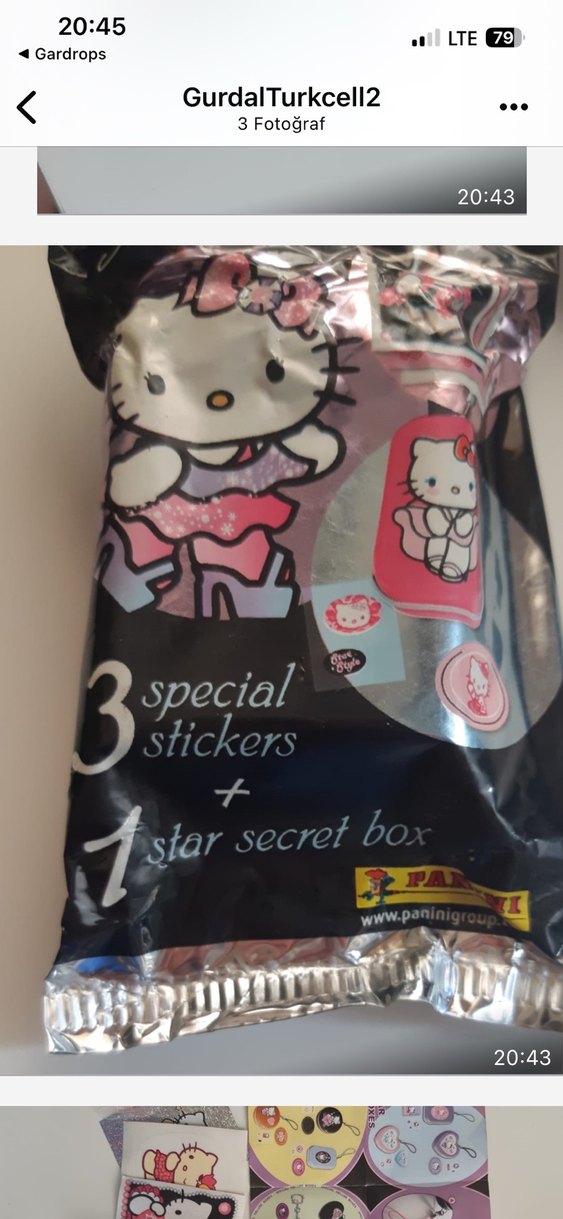 Hello Kitty Özel Çıkartmalar ve Figür - Görsel 5