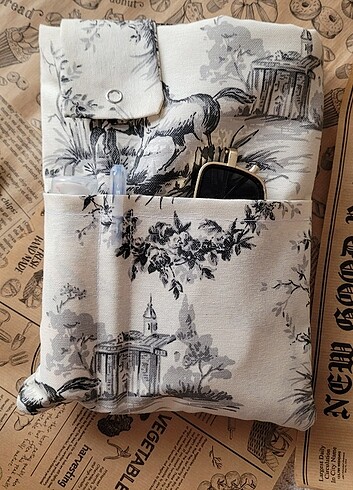 Zara Vintage Kitap Kılıfı 
