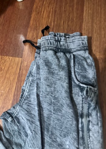 Gri Batik Desenli Pantolon - Görsel 2