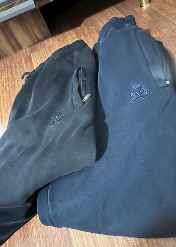 Siyah erkek  Fermuarlı Rahat Eşofman Altı - Görsel 6