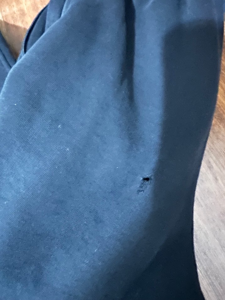 Siyah erkek  Fermuarlı Rahat Eşofman Altı - Görsel 2