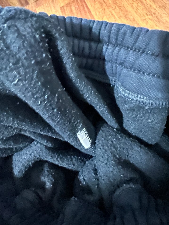 Siyah erkek  Fermuarlı Rahat Eşofman Altı - Görsel 3