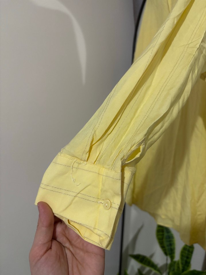 Limon Sarısı   Kadın Gömlek - Görsel 2