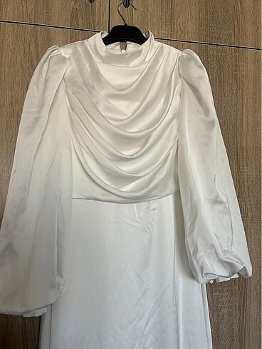 38 Beden beyaz Renk Nikah elbisesi