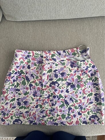 m Beden Pull&bear marka m beden desenli alt üst takım