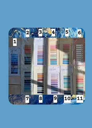 ÇOK AMAÇLI POST-IT 10 RENK 