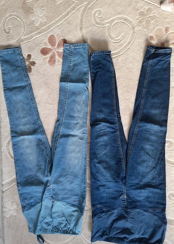 Kadın Kot Hamile Pantolonu Velcro Detaylı