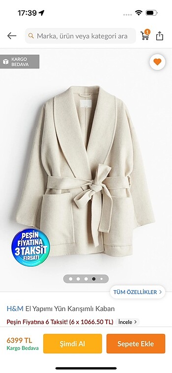 H&M h&m palto