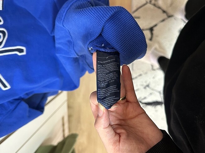 m Beden lacivert Renk tommy sweat