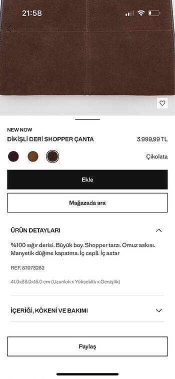 Beden çanta