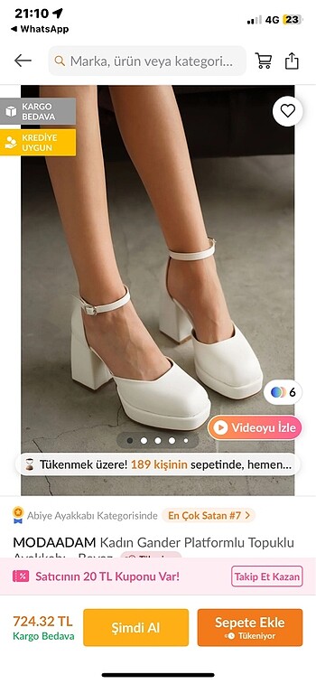 Diğer Kadın platformlu topuklu