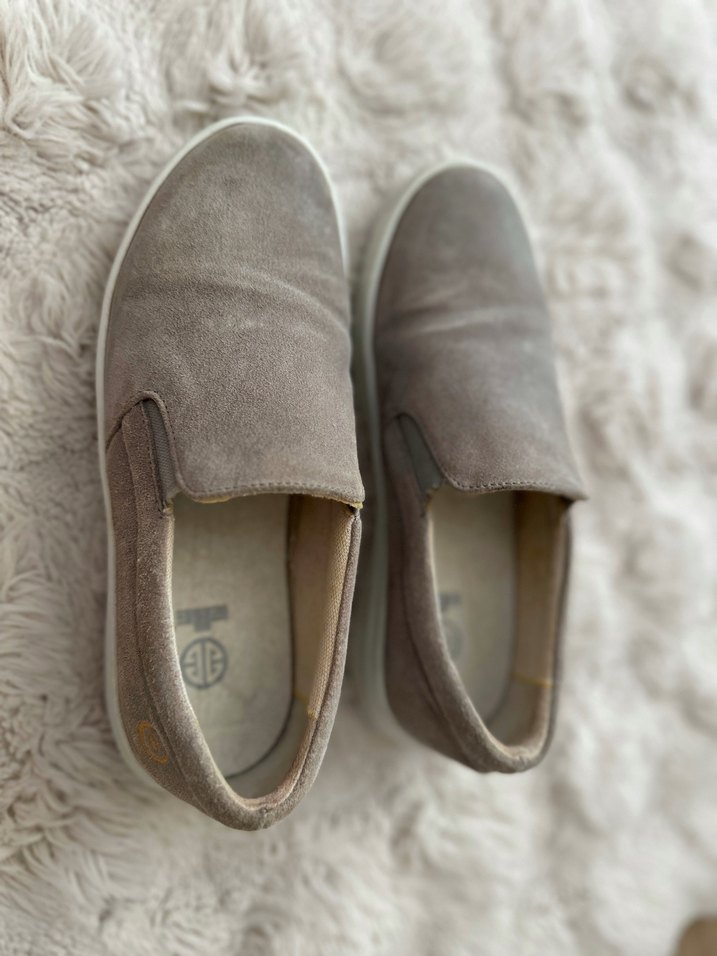 Elle Gri Süet Kadın Günlük Ayakkabı - Görsel 4