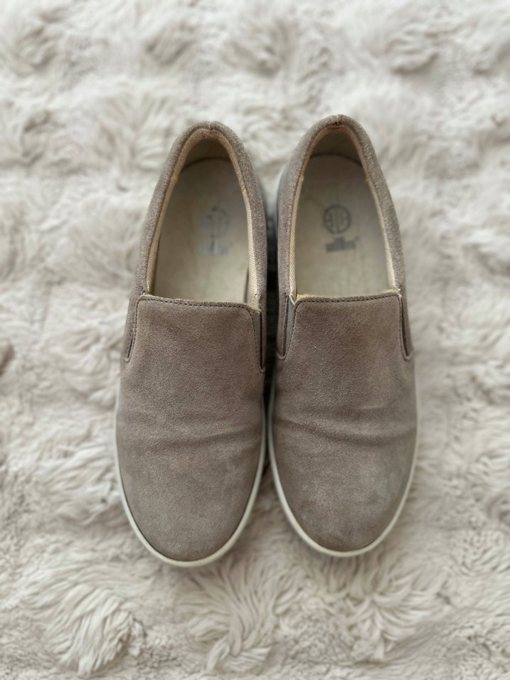 Elle Gri Süet Kadın Günlük Ayakkabı - Görsel 3