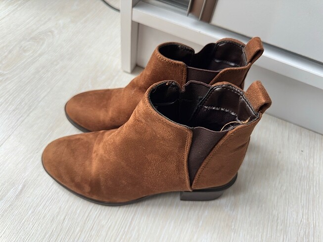 36 Beden camel Renk LCW süet taba kısa bot