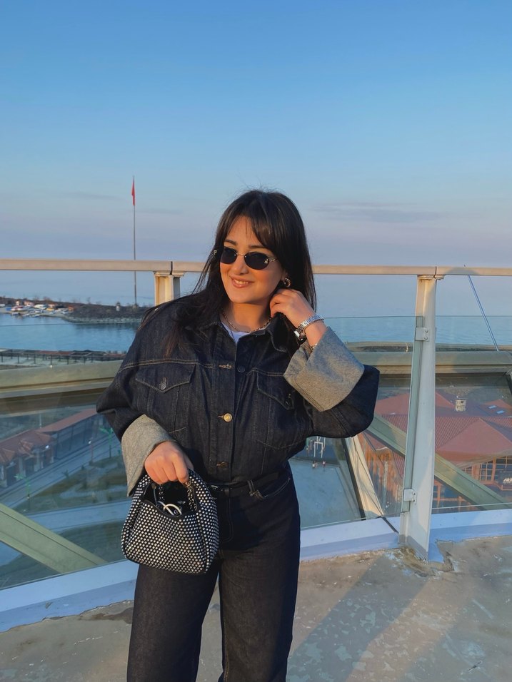 Zara  Denim Ceket - Görsel 5