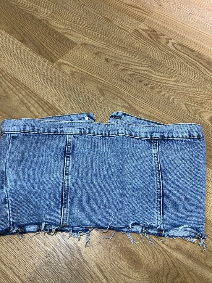 Trendyolmilla denim crop - Görsel 2