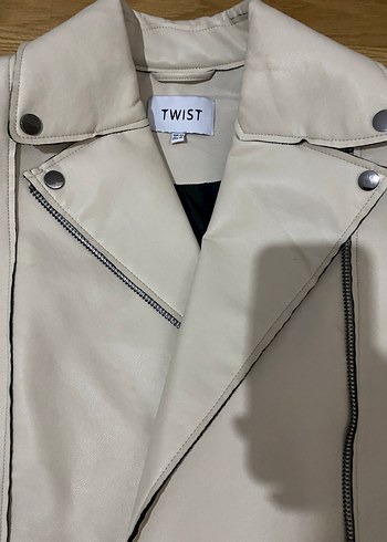 Twist deri ceket - Görsel 2