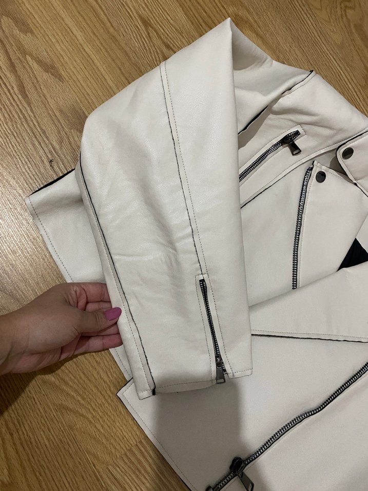 Twist deri ceket - Görsel 3