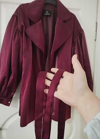 38 Beden bordo Renk Blazer ceket