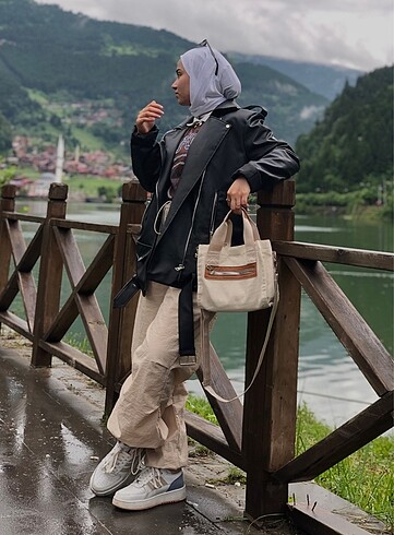 s Beden camel Renk PARAŞÜT PANTOLON
