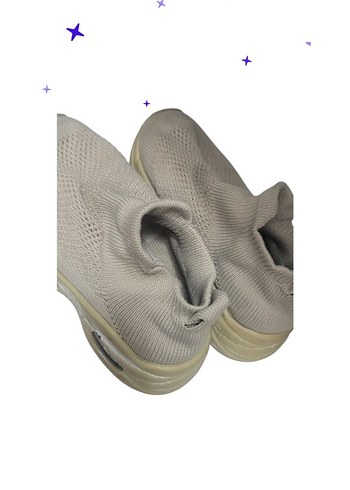 Bej Gri çocuk Platform Spor Ayakkabı - Görsel 3