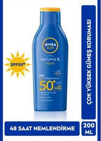 Nivea Güneş Koruyucu SPF50 200 ml