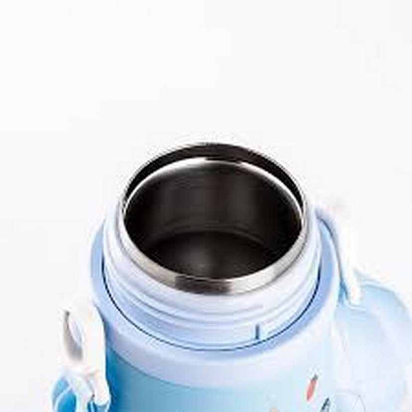 Ayıcık Desenli Sarı Çocuk Termos - Görsel 3