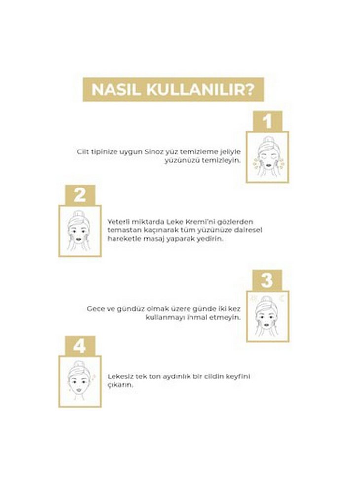 Sinoz Aydınlatıcı Leke Kremi - Görsel 4