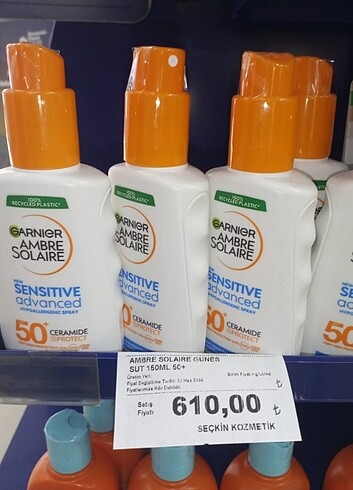 Garnier yetiskin 50 faktor Güneş kremi
