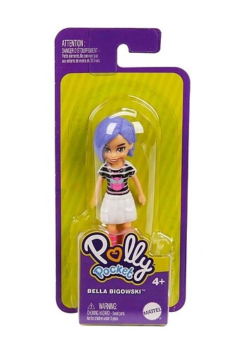  Beden Renk Polly Pocket orjinal figür 