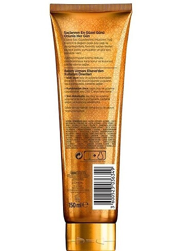 L'Oréal Paris ELSEVE Mucizevi Yağ Saç Güzelleştirici Krem 150 ml 2 Adet