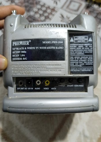 Gri Premier Mini TV ve Radyo - Görsel 2