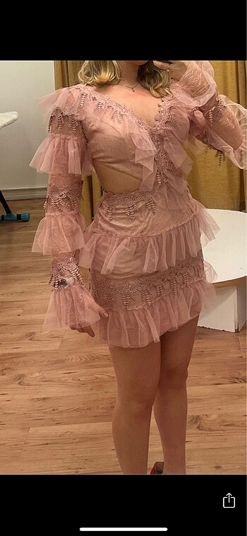 Rose Mini elbise