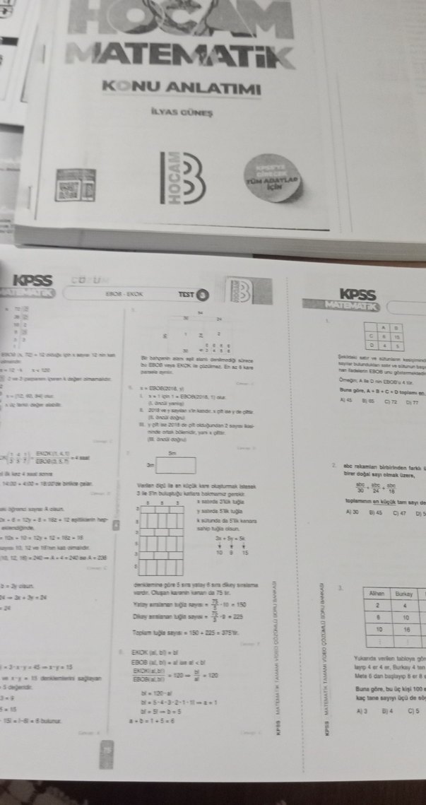 İlyas güneş kpss matematik önlisans lisans ortaöğretim - Görsel 5