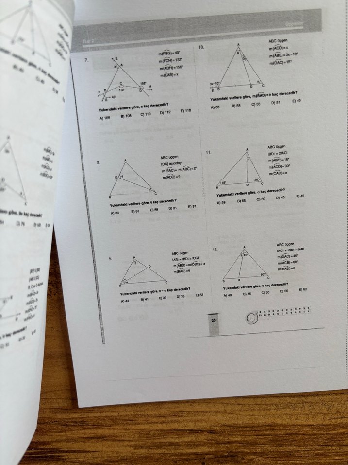Benim Hocam İlyas Güneş Geometri Soru Fasikülü - Görsel 2
