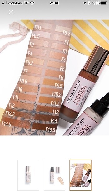 Revolution fondoten F2 HYALURONIC ACID - Görsel 8