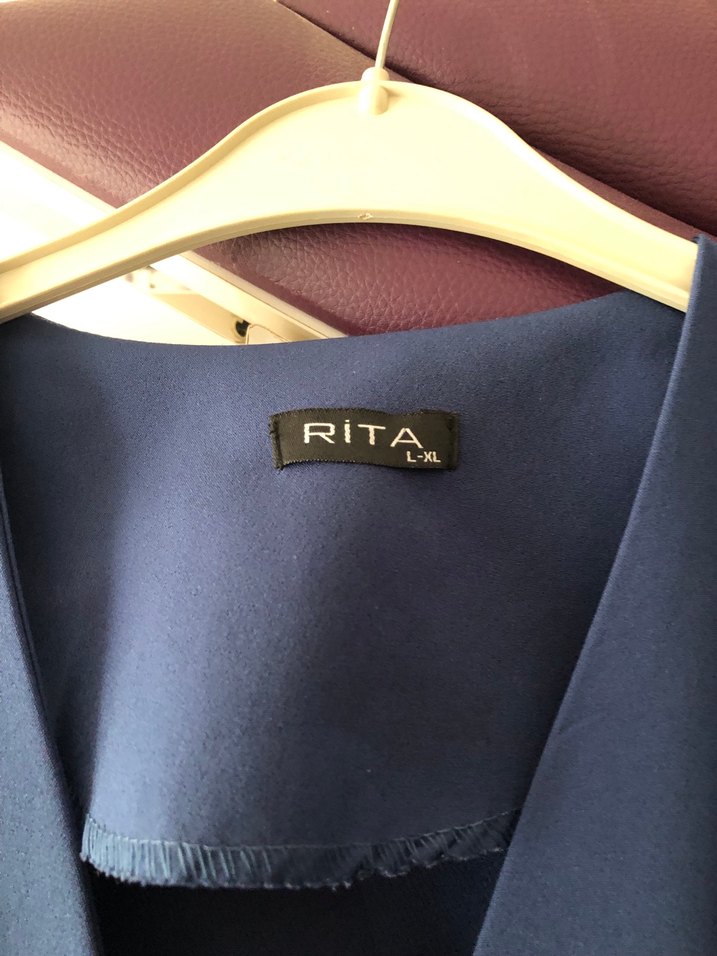 Düğmeli Lacivert Kadın Uzun Takım - Görsel 3