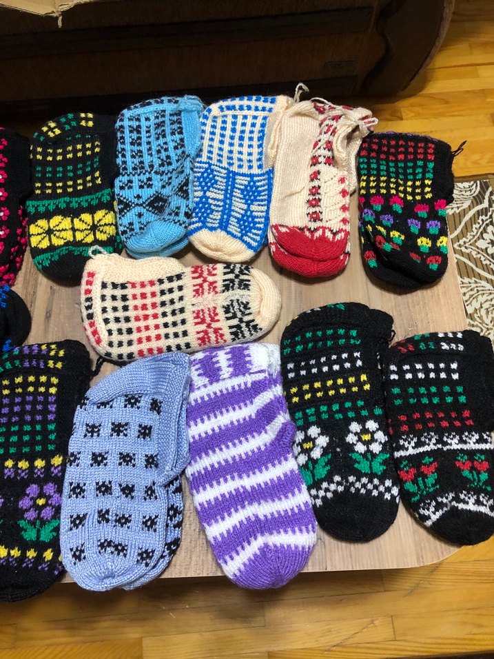 5 şiş el örmesi patik - Görsel 2