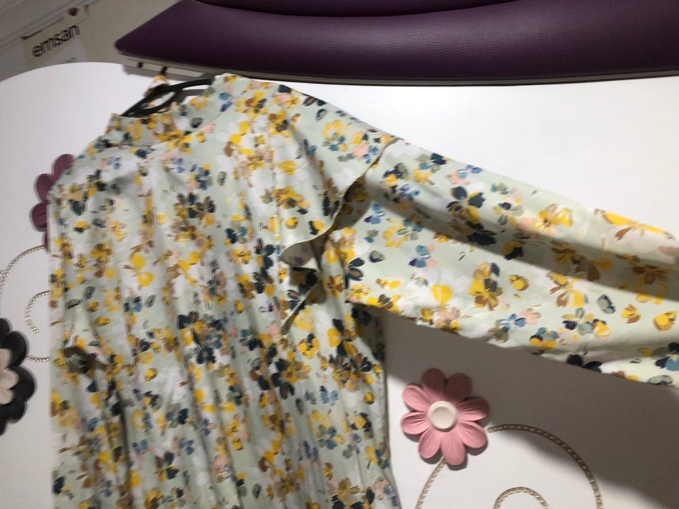 Çiçek desenli Uzun tunik - Görsel 2