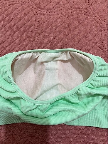 xs Beden Su yeşili dolgulu bralet