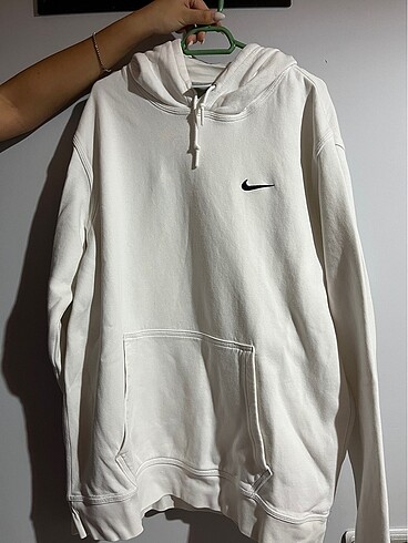 orijinal nike beyaz sweatshirt